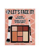 Load image into Gallery viewer, W7 Let’s Face It! Face Palette Gift Set