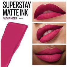 Load image into Gallery viewer, Maybelline New York Lipstick, Super Stay Matte Ink Pinks, Liquid, Matte and Long-Lasting, No. 150 Pathfinder, 5 ml