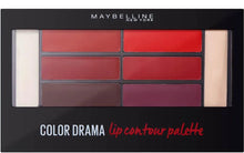 Load image into Gallery viewer, Maybelline New York Color Drama Lip Contour Palette - 01 Crimson Vixen
