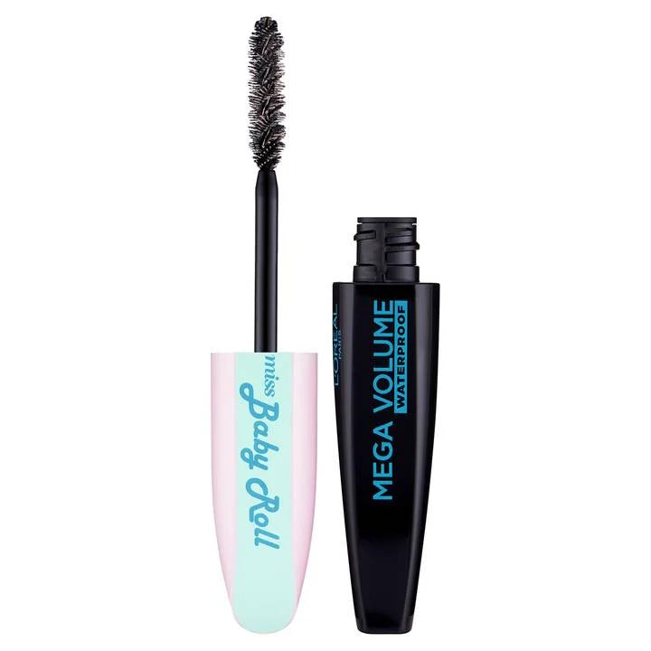 Mega Volume Miss Baby Roll Mascara Black Waterproof