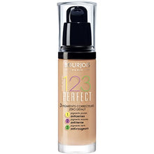 Load image into Gallery viewer, Bourjois 123 Perfect Medium Coverage Liquid Foundation 53 Light Beige, 3ml Brand: Bourjois
