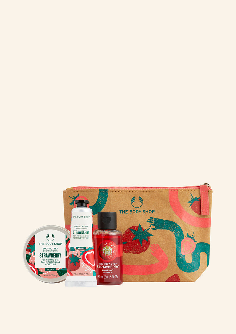 Lather & Slather Juicy Strawberry Gift Bag