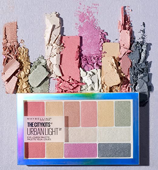 Maybelline New York The City Kits All-in-One Eye & Cheek Palette, Urban Light,