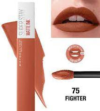 Load image into Gallery viewer, Maybelline New York SuperStay Matte Ink Liquid Lipstick - 75 Fighter
