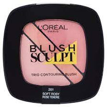 Load image into Gallery viewer, L&#39;Oreal Blush Sculpt Trio Contouring Blush - 201 Soft Rosy
