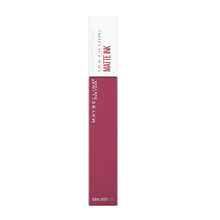 Load image into Gallery viewer, Maybelline New York Lipstick, Super Stay Matte Ink Pinks, Liquid, Matte and Long-Lasting, No. 150 Pathfinder, 5 ml
